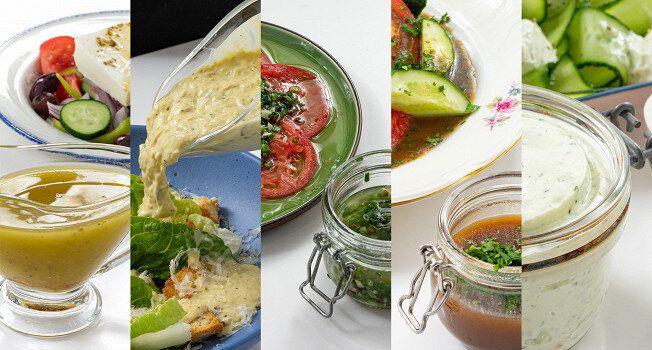 Летние салаты: новые варианты заправок