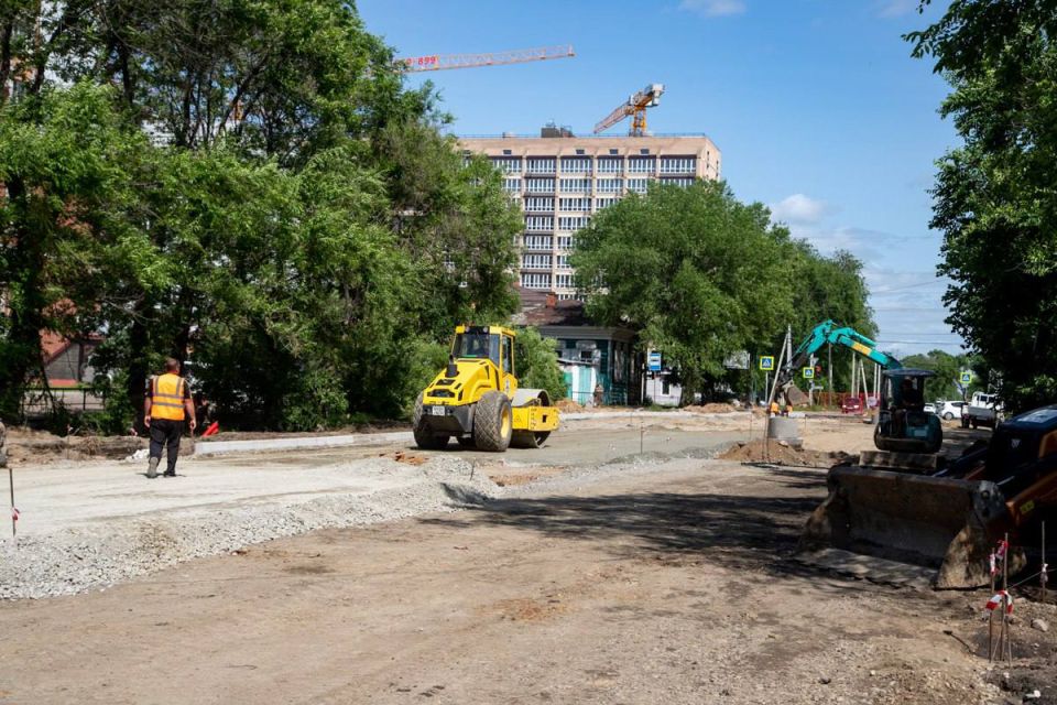 Ремонт Октябрьской: какие работы ведут в этом году на одной из популярных городских магистралей