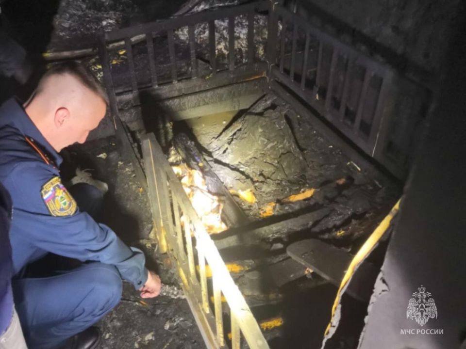 В Тынде в пожаре погибли молодая мать с сыном