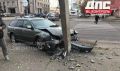 Движение может быть затруднено: в Благовещенске после ДТП чинят опору освещения