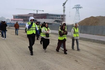 Встретились со студентами 4 курса ДальГАУ на благовещенских дорожных объектах нацпроекта «Инфраструктура для жизни»