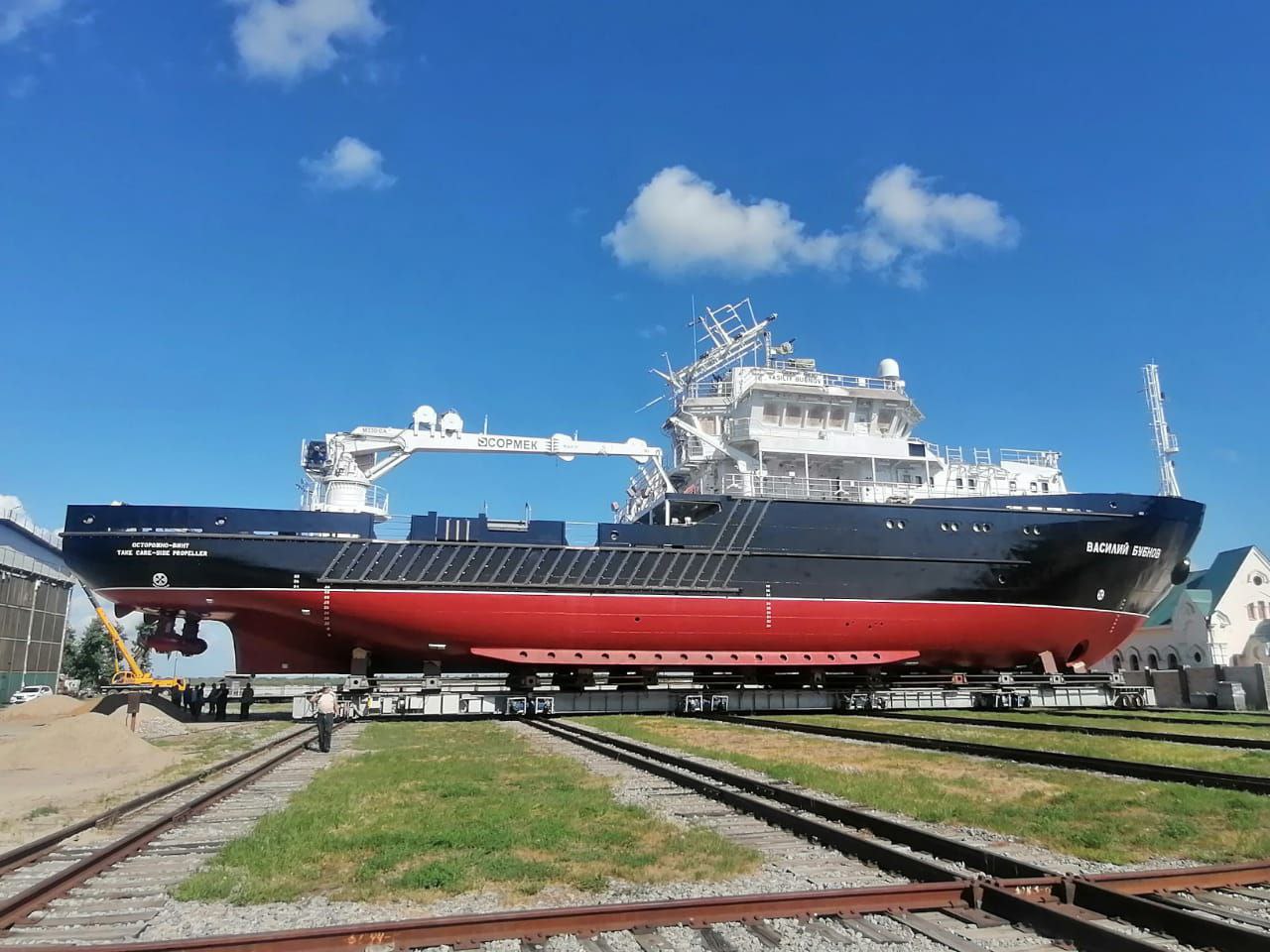 Благовещенский завод построил для ВМФ России гидрографическое судно «Василий Бубнов»