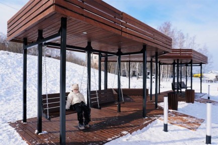 Жители Шимановска оценили сквер благоустроенный по федеральной программе