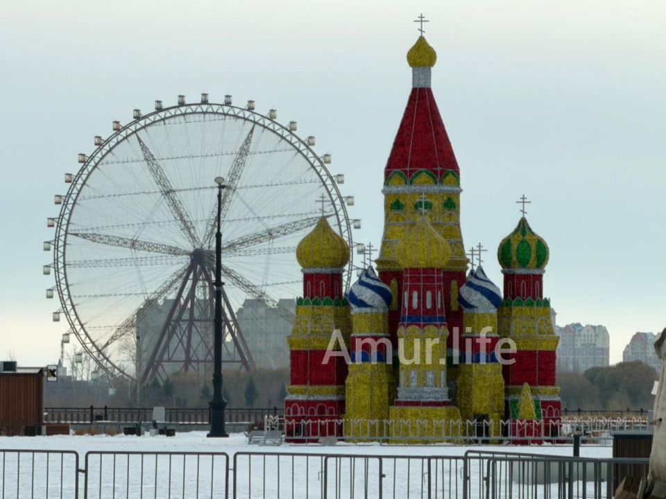В областном центре в районе «Трибуны Холл» появилась копия Софийского собора, который находится в Харбине