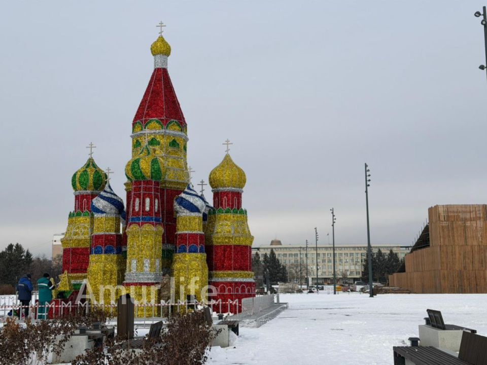 В областном центре в районе «Трибуны Холл» появилась копия Софийского собора, который находится в Харбине В областном центре в районе «Трибуны Холл» появилась копия Софийского собора, который находится в Харбине
