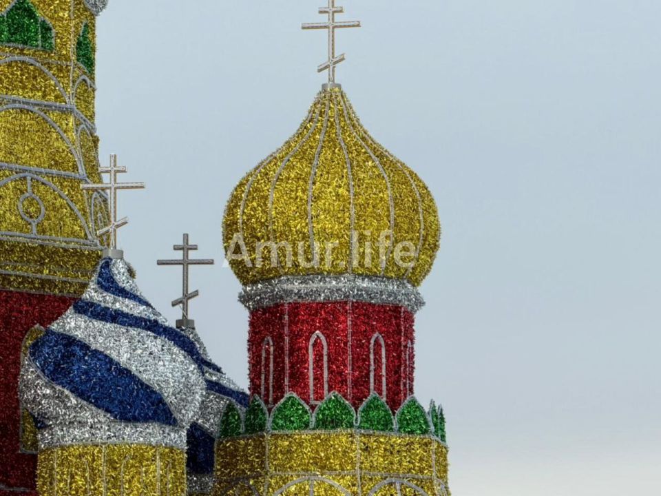 В областном центре в районе «Трибуны Холл» появилась копия Софийского собора, который находится в Харбине В областном центре в районе «Трибуны Холл» появилась копия Софийского собора, который находится в Харбине