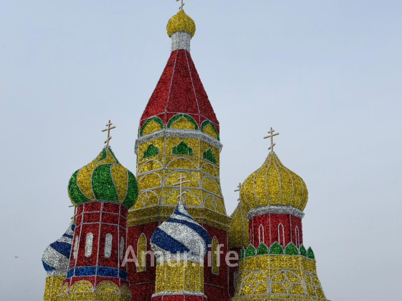 В областном центре в районе «Трибуны Холл» появилась копия Софийского собора, который находится в Харбине В областном центре в районе «Трибуны Холл» появилась копия Софийского собора, который находится в Харбине