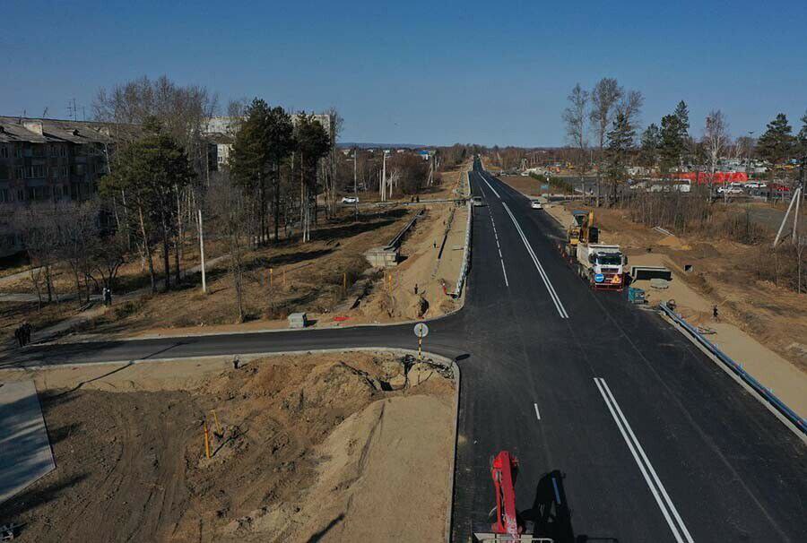 Реконструкция региональной дороги Благовещенск – Бибиково, ведущей из аэропорта вышла на финишную прямую