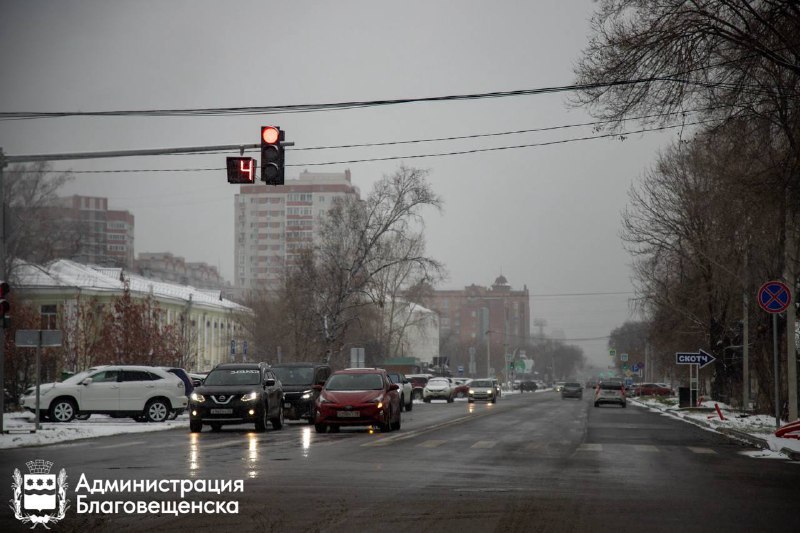 Два перекрестка в Благовещенске открывают для проезда автотранспорта Два перекрестка в Благовещенске открывают для проезда автотранспорта