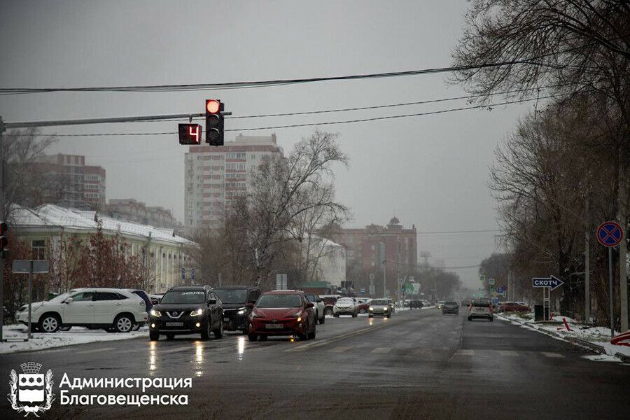 В субботу, 8 ноября, после 17:00 в Благовещенске откроют проезд по улице Октябрьской на перекрестке с Островского