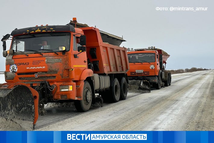 Амурских водителей предупреждают о гололедице