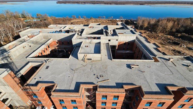 В областной столице наполовину готов дом социального обслуживания