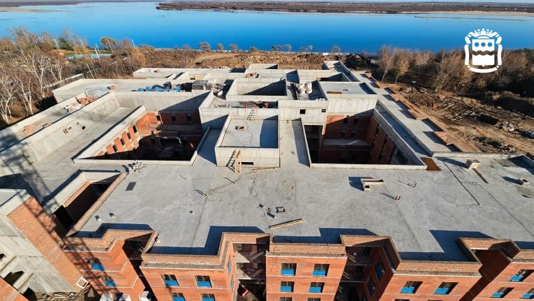 Дом соцобслуживания в областной столице готов практически наполовину Дом соцобслуживания в областной столице готов практически наполовину