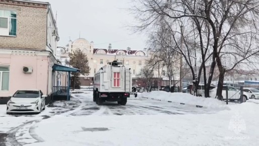 Оперативная группа МЧС России следует к месту пожара в село Гудачи