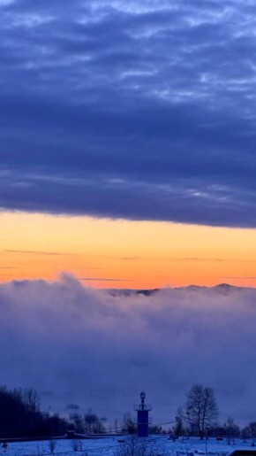 Невероятные утренние виды с берегов Бурейского водохранилища