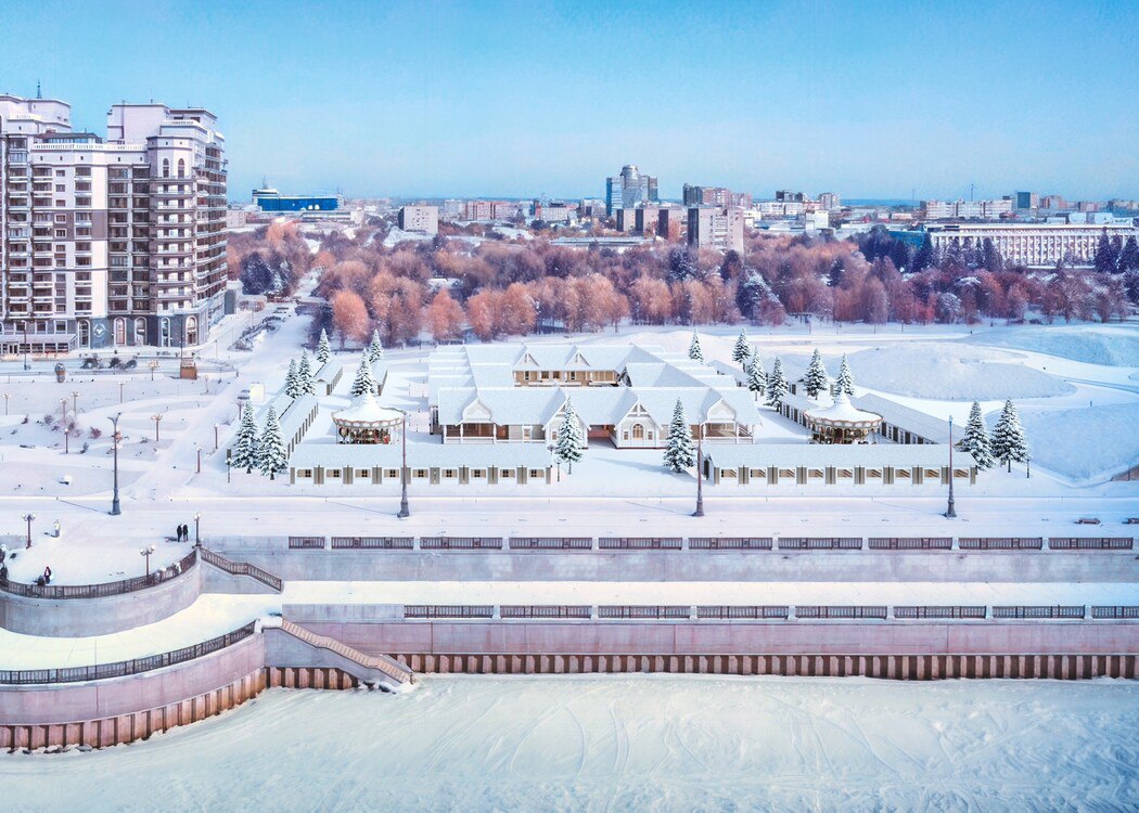 На территории «Трибуна Холл» амурской столицы стартовало обустройство нового объекта – ярмарочной площади «Амурские сезоны»