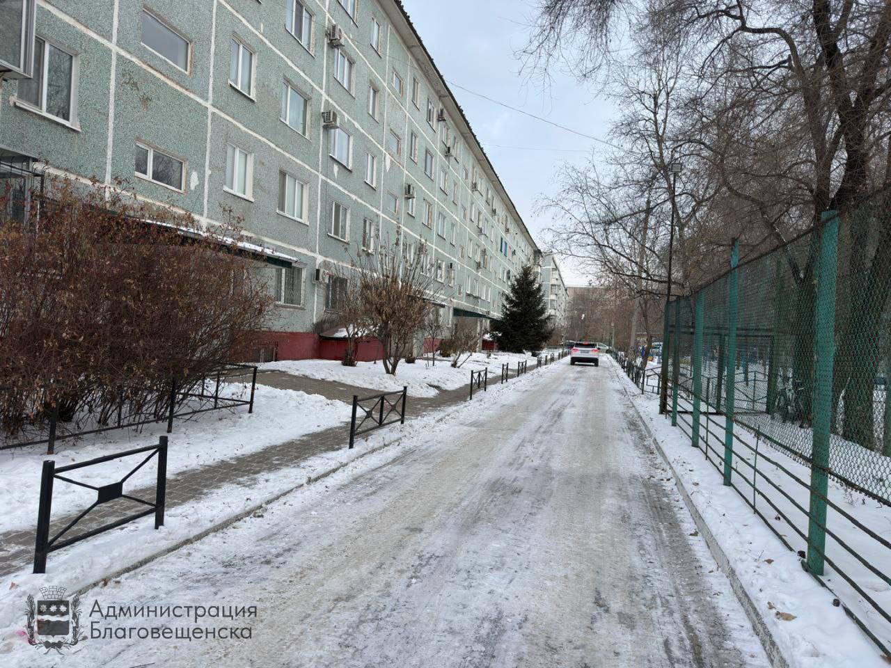 От снега и наледи очищено 96 % благовещенских дворов От снега и наледи очищено 96 % благовещенских дворов