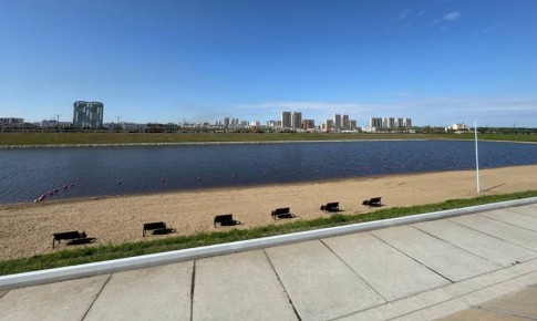 На пляже в районе «Серебряной мили» в Благовещенске откроют центр закаливания