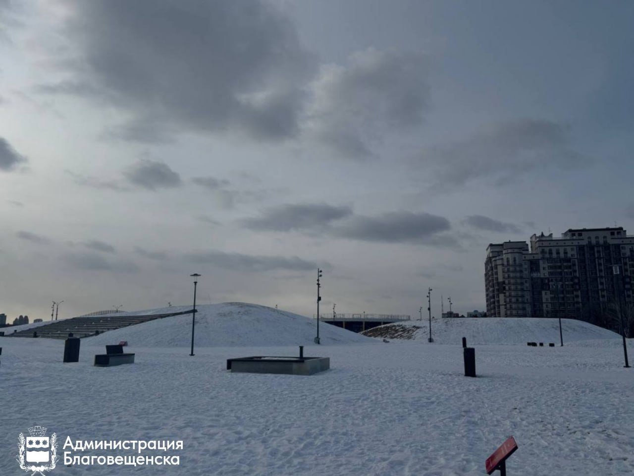 Вместо холмов - на горку: в Благовещенске запретили опасное катание