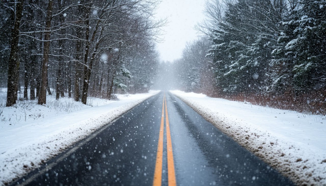 Внимание на дорогу: в регионе ожидаются снегопады и гололедица
