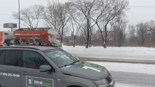 Сотрудники ГСТК активно борются с последствиями снегопада в Благовещенске