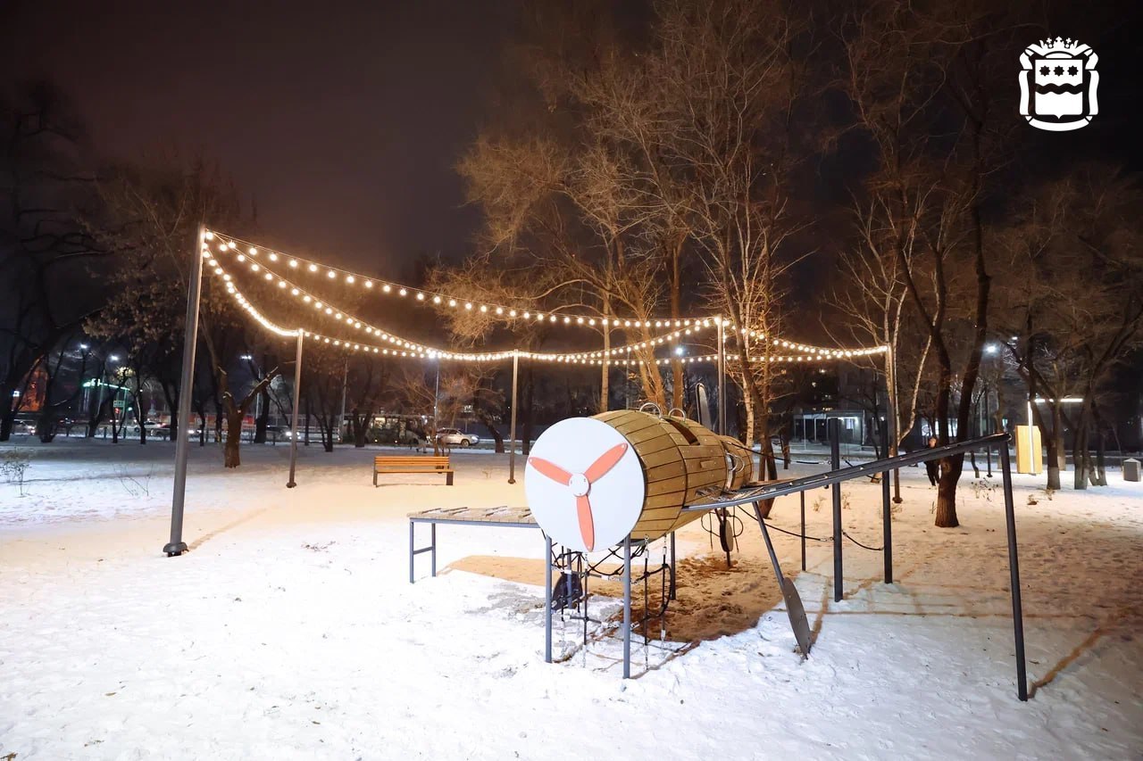 В Благовещенске открылся новый сквер авиаторов