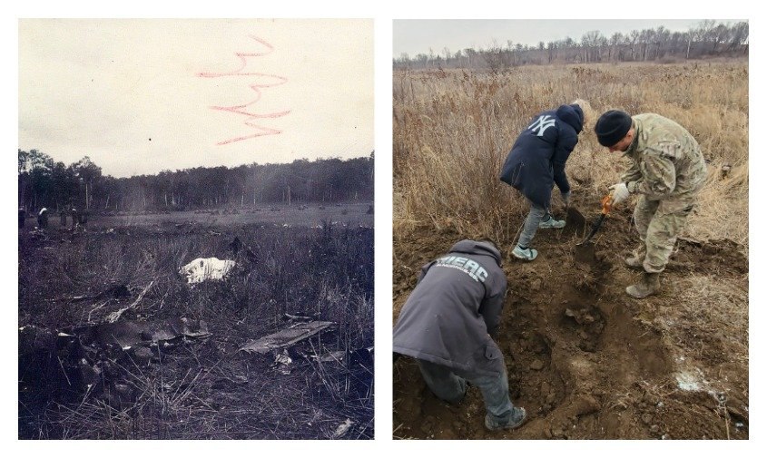 Груда металла: в Приморье откопали бомбардировщик, разбившийся в сентябре 1941 года Груда металла: в Приморье откопали бомбардировщик, разбившийся в сентябре 1941 года