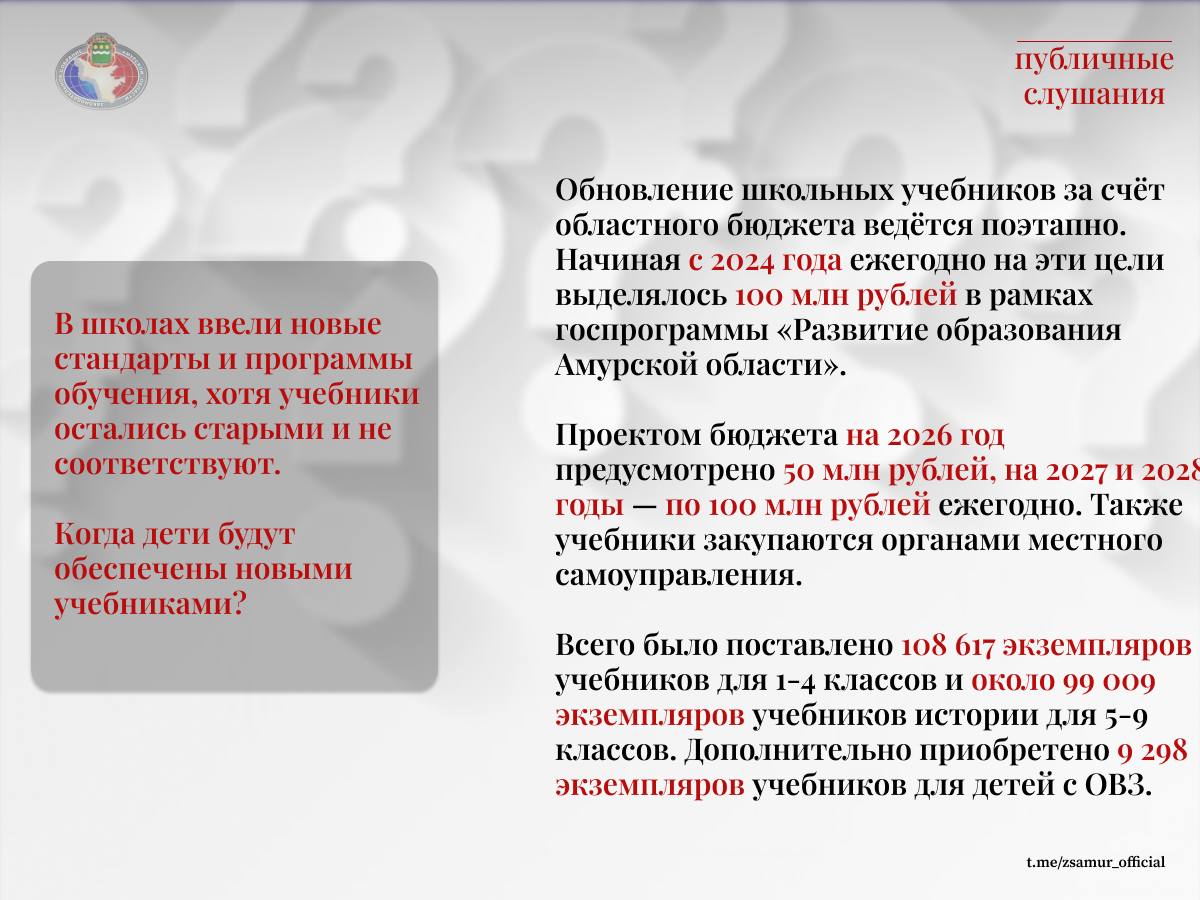 Завершились публичные слушания по проекту областного бюджета на 2026 год и плановый период 2027-2028 годов Завершились публичные слушания по проекту областного бюджета на 2026 год и плановый период 2027-2028 годов
