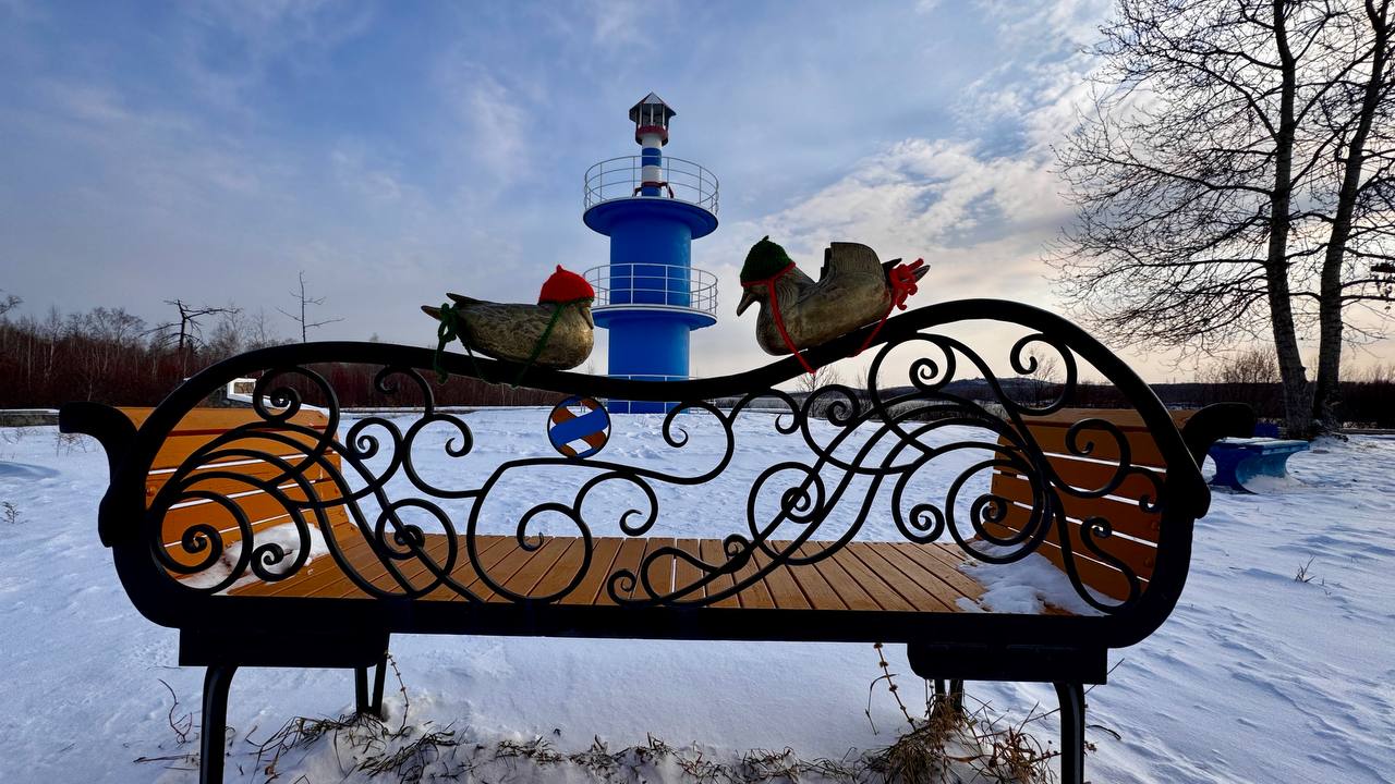 К зиме готовы!. Бронзовые утки-мандаринки у Талаканского маяка встретили первые холода во всеоружии! Местные рукодельницы позаботились о пернатых символах Талакана и связали для них тёплые, яркие шапочки К зиме готовы!. Бронзовые утки-мандаринки у Талаканского маяка встретили первые холода во всеоружии! Местные рукодельницы позаботились о пернатых символах Талакана и связали для них тёплые, яркие шапочки