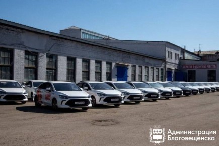 Все автомобили муниципального такси в Благовещенске переведены на газ