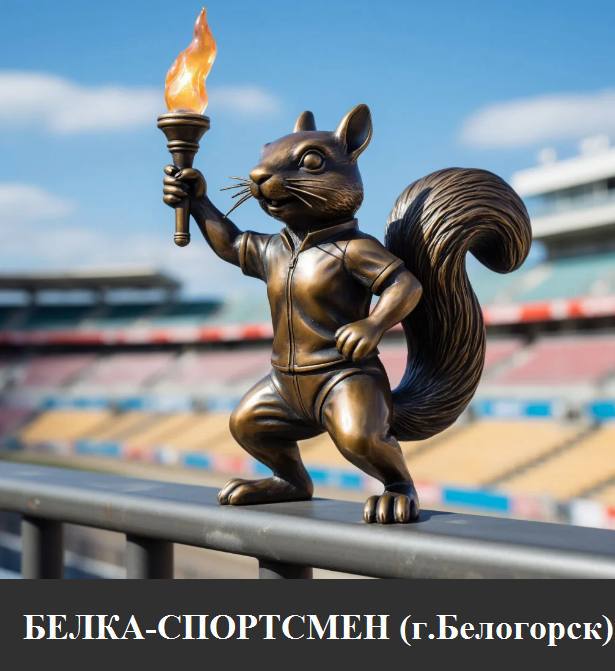 В Белогорске установят 12 мини-скульптур белок