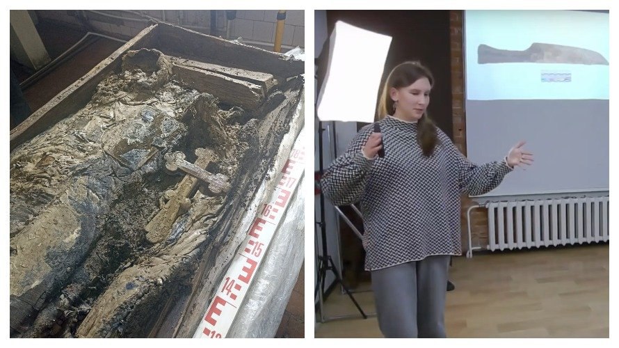 «Саркофаг» с телом священника обнаружили археологи на территории Албазинского острога в Приамурье «Саркофаг» с телом священника обнаружили археологи на территории Албазинского острога в Приамурье