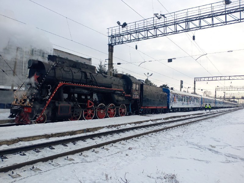 Свыше 12 тысяч амурчан встретили экспресс Деда Мороза, во время его путешествия по области