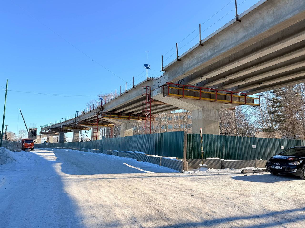 Новый путепровод в Белогорске могут сдать раньше срока на два года — в 2026 году