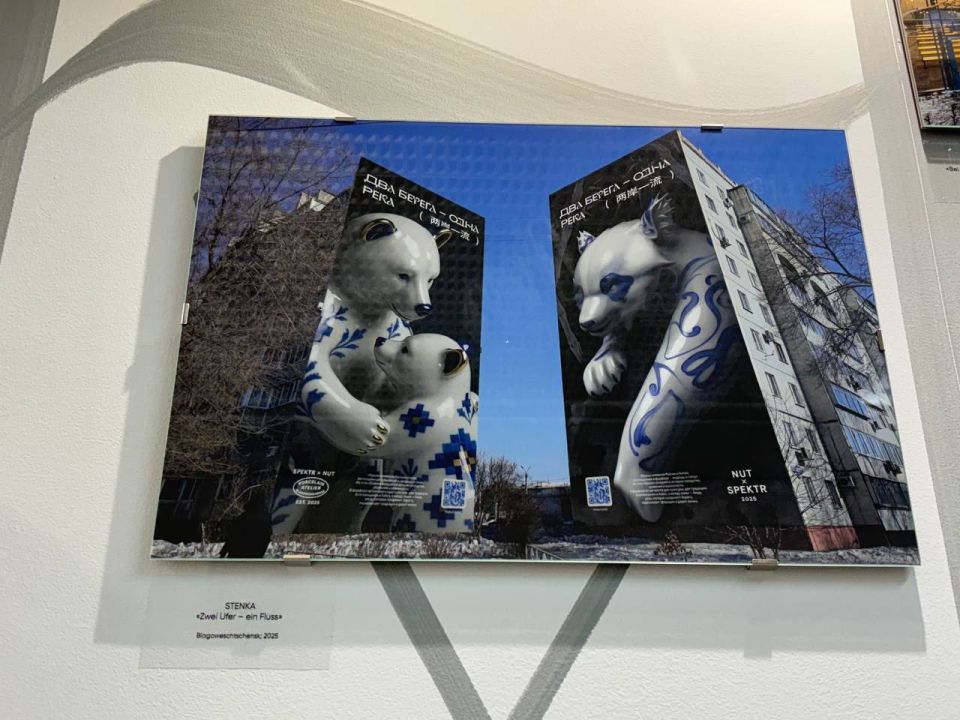 Фотография благовещенских муралов стала частью экспозиции на выставке в Берлине