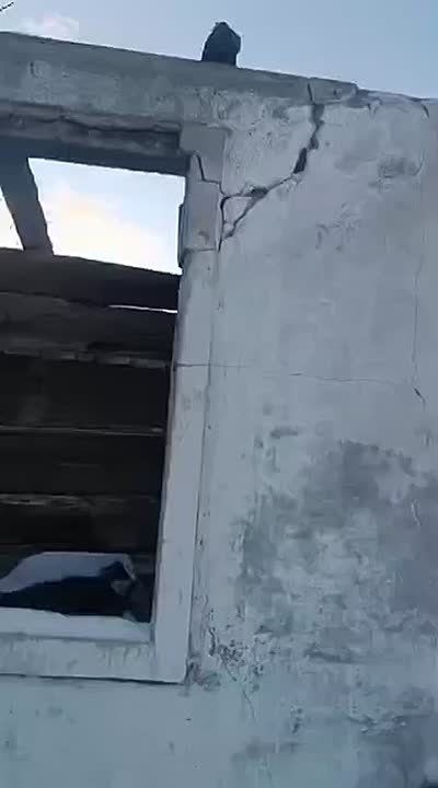 Семья из Толстовки после пожара почти три года ютится в строительном вагончике