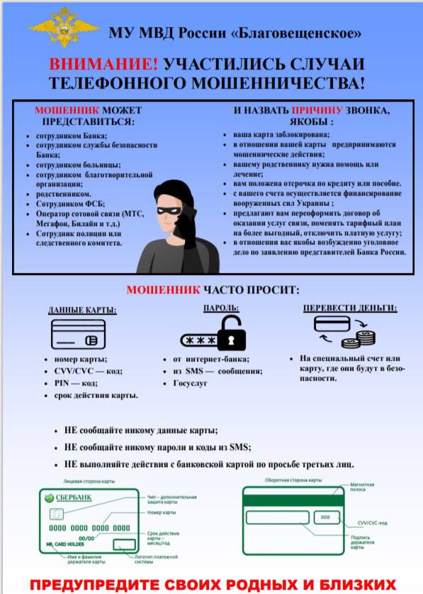Повышенная активность мошенников в Благовещенске: как не попасться на удочку аферистов