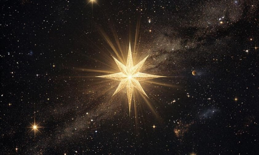 Раз в столетия: в 2026 году на Рождество планеты образуют Вифлеемскую звезду