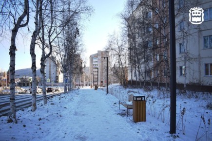 В столице БАМа преобразили улицу Школьную благодаря победе во Всероссийском конкурсе по благоустройству