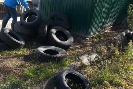 Выброшенные шины обернулись для амурчанина штрафом в 40 тысяч