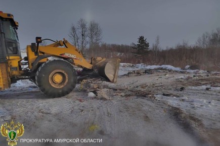 В Мазановском муниципальном округе прокуратура добилась ликвидации несанкционированного места размещения отходов