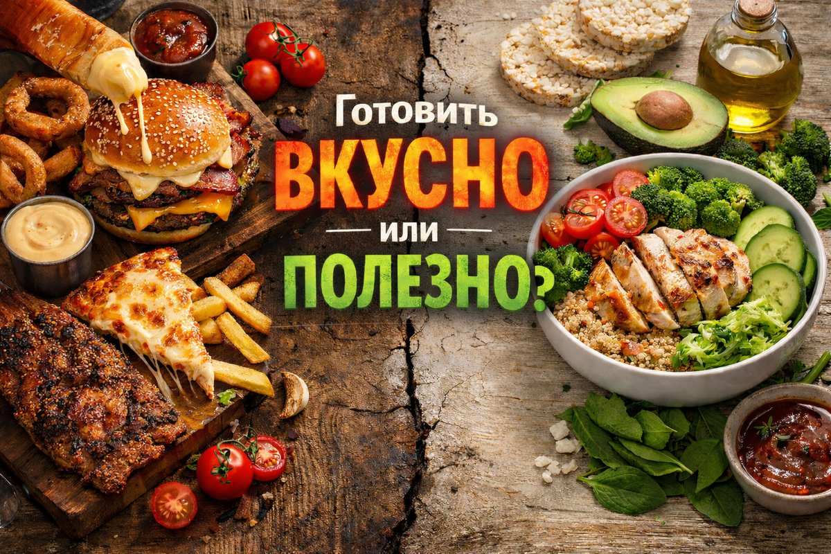 Почему мы выбираем между вкусом и полезностью в кулинарии?