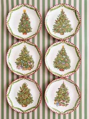 Как создать волшебство новогоднего стола с помощью росписи посуды