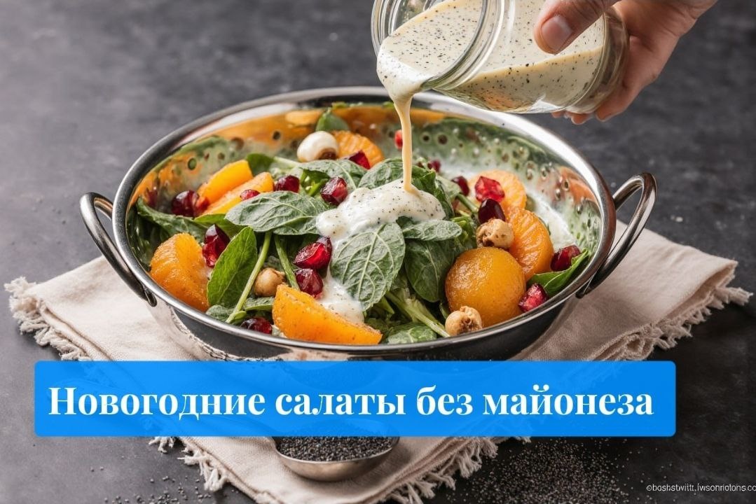 Альтернатива майонезу: пять уникальных соусов для праздничного салата