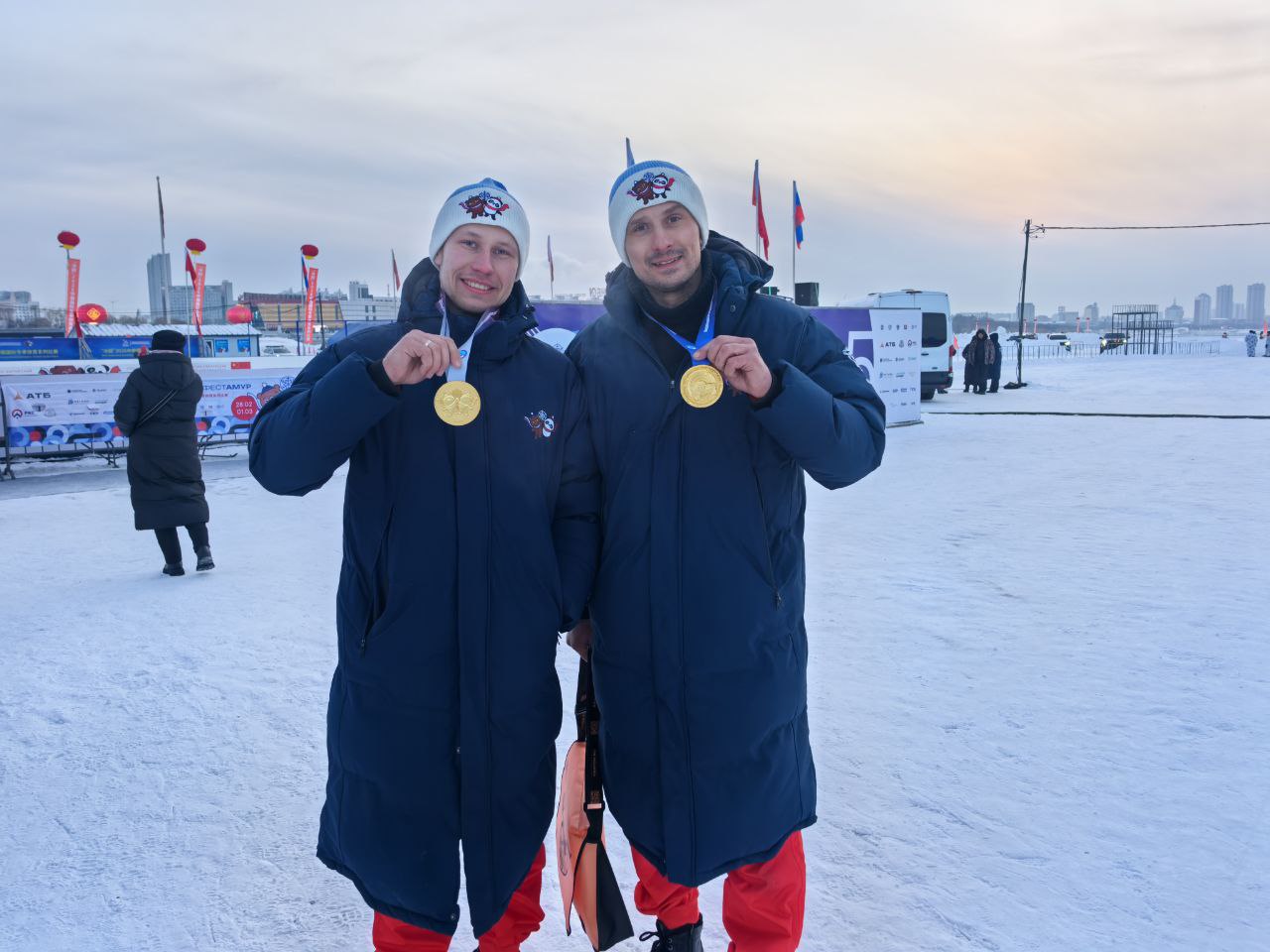 Владислав Муравецкий и его штурман Дмитрий Меринов принесли ещё одно золото нашей команде на авторалли #ЗимФестАмур