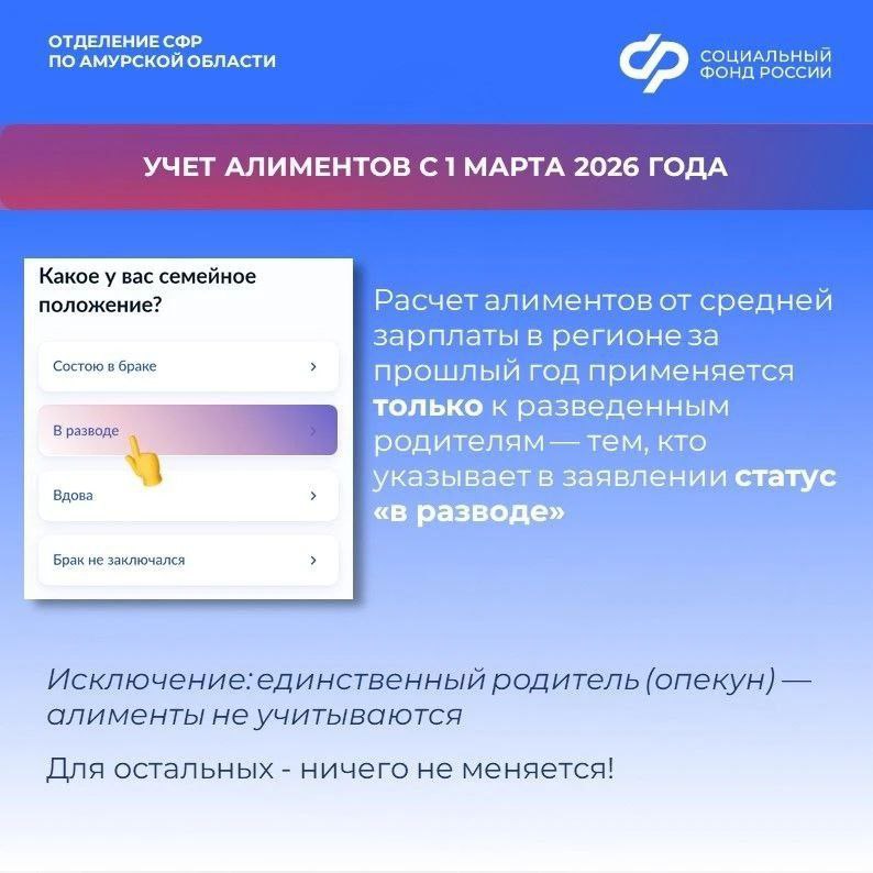 Как будут учитываться алименты при назначении единого пособия с 1 марта 2026 года? Как будут учитываться алименты при назначении единого пособия с 1 марта 2026 года?