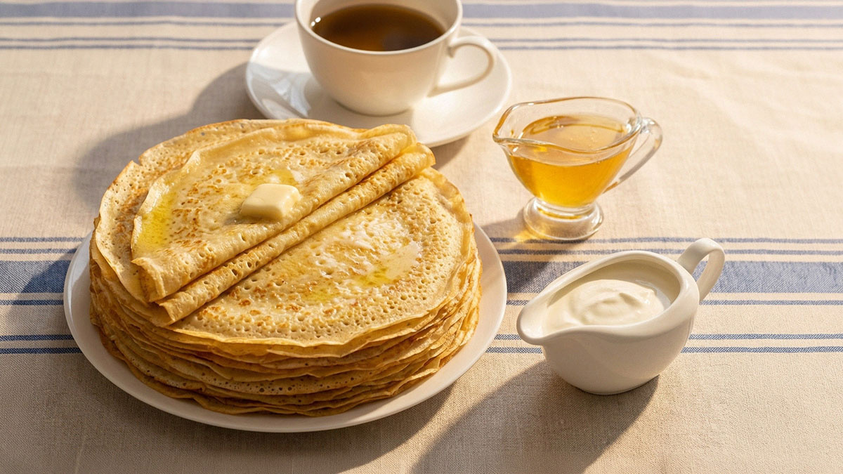 Незабываемые рецепты блинов для Масленицы