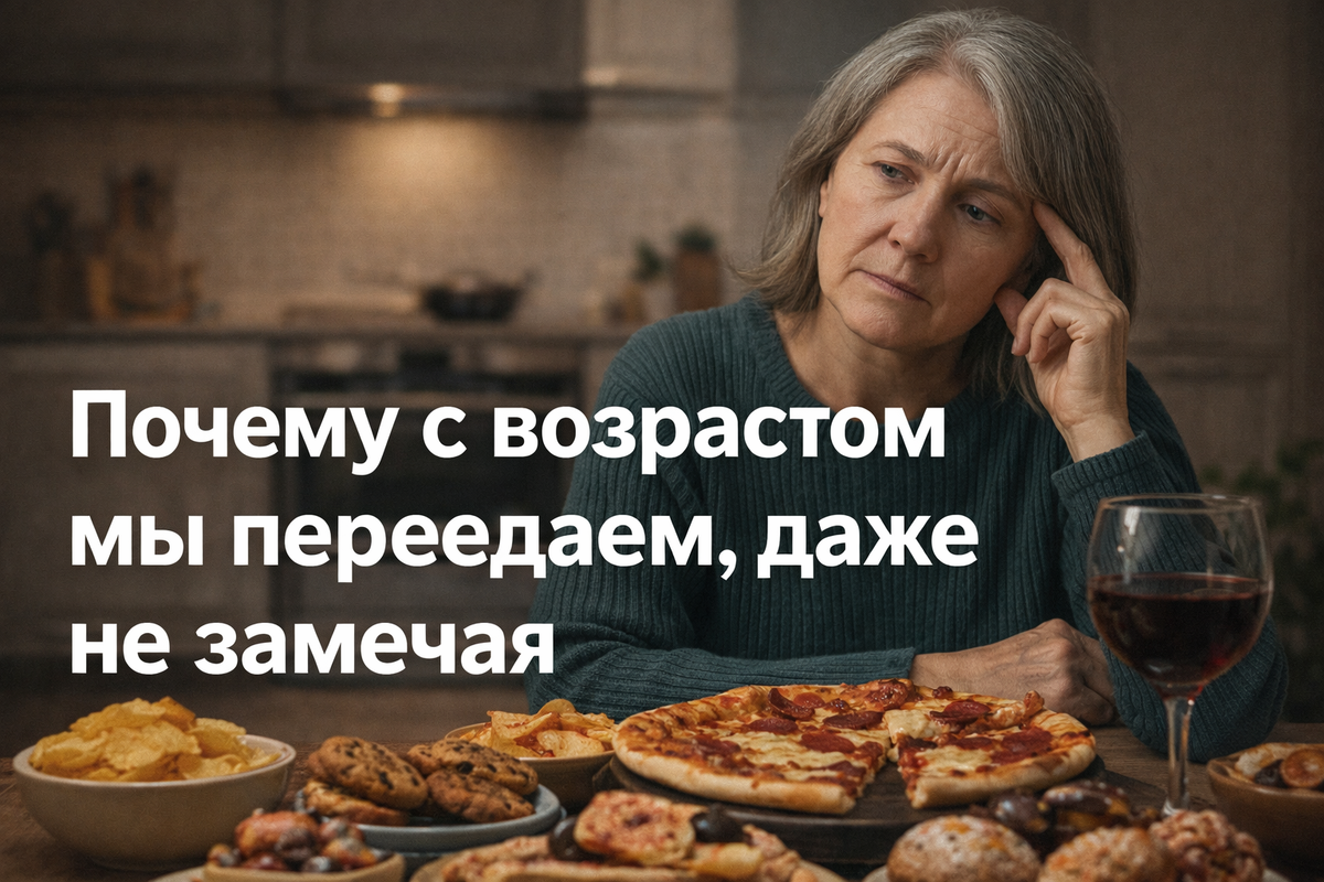 Почему мы переедаем с возрастом, даже не осознавая этого?