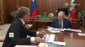 Владимир Путин провел рабочую встречу с губернатором Амурской области Василием Орловым