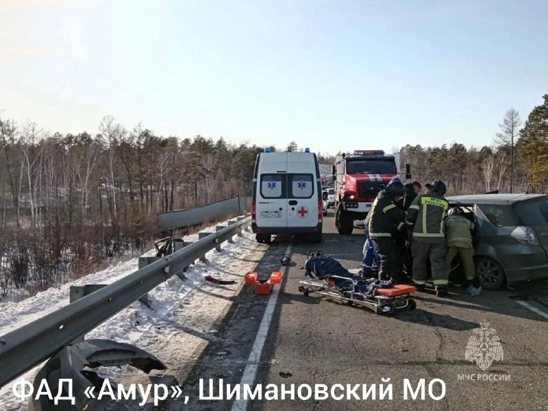 В больнице после ДТП с КамАЗом под Шимановском скончался один из пассажиров